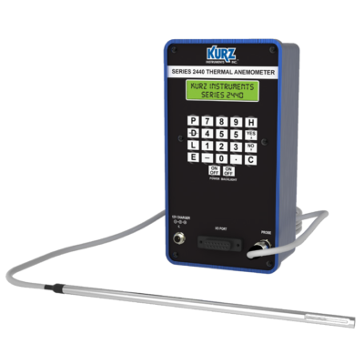 Kurz 2443 Expandable Probe Portable Flow Meter